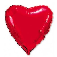 Шар фольгированный  c гелием Сердце МЕТАЛЛИК RED,18", , 320 р., Шар фольгированный  c гелием Сердце МЕТАЛЛИК RED,18", , Фольгированные шары